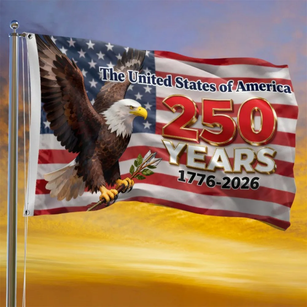 1pc 250Th Anniversary American Flag (1776-2026) Commemoration - 3X5 Feet Outdoor Banner, Anniversary Events And Yard Decor
1pc 250Th Anniversary American Flag (1776-2026) Commemoration - 3X5 Feet Outdoor Banner, Anniversary Events And Yard Decor