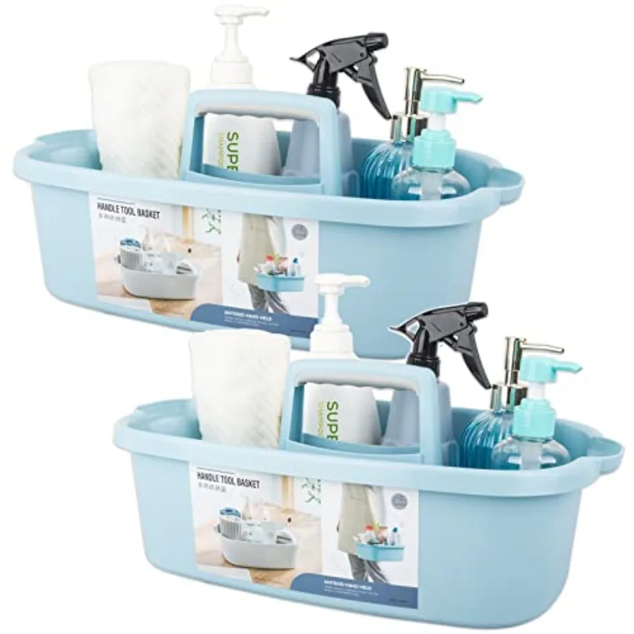 Large Cleaning plies Caddy Portable Shower Basket ply Organizer with Handle Plastic Bucket Tool Storage for Bathroom, Bedroom,
Large Cleaning plies Caddy Portable Shower Basket ply Organizer with Handle Plastic Bucket Tool Storage for Bathroom, Bedroom,