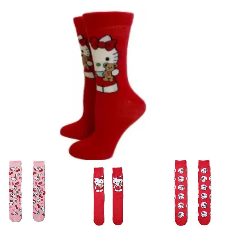 Hello Kitty Socks Cute Cartoon Pure Cotton Originality Stockings Anime Peripheral Fashion Comfort Personality Versatile Socks
Hello Kitty Socks Cute Cartoon Pure Cotton Originality Stockings Anime Peripheral Fashion Comfort Personality Versatile Socks