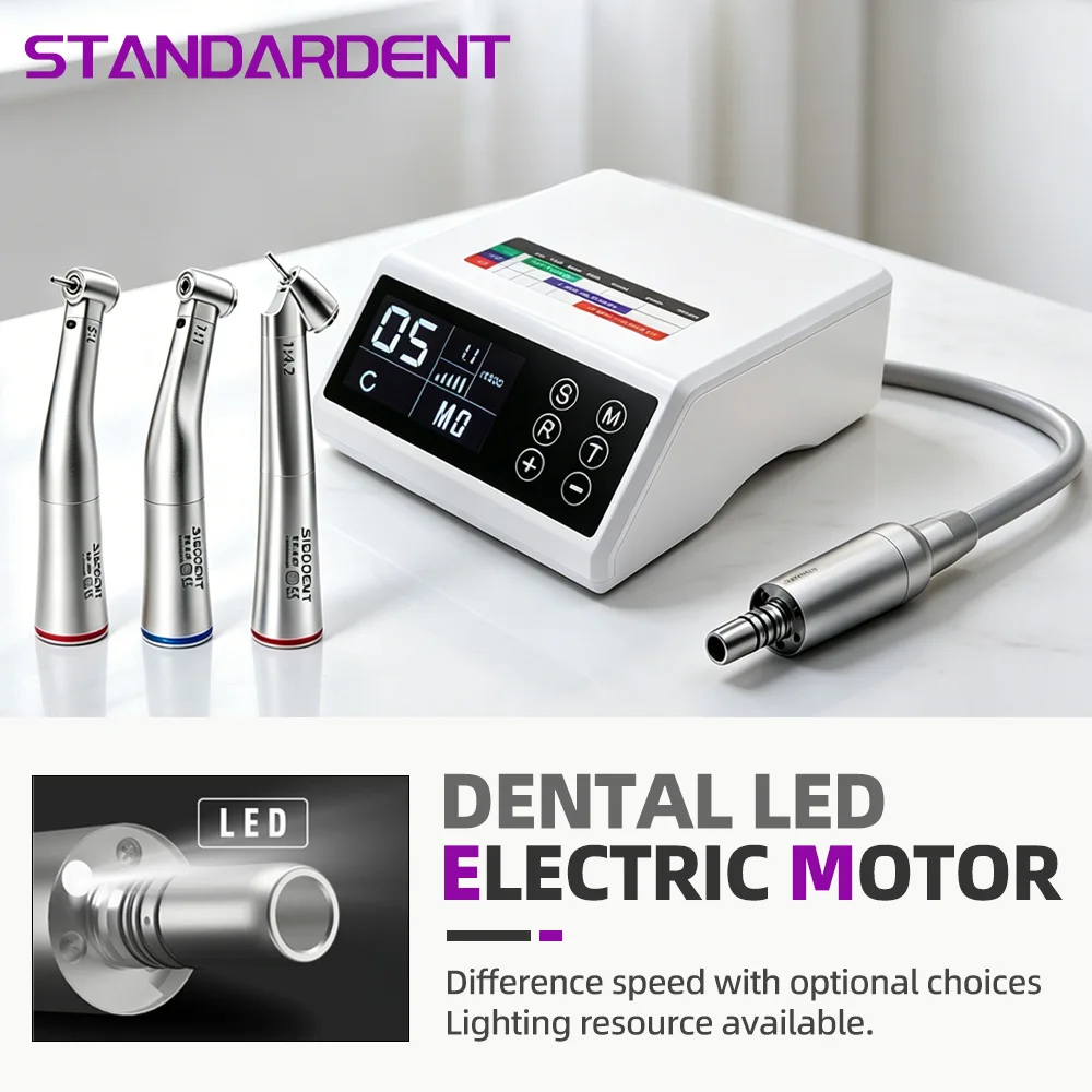 Dental Micro Motor LED Electric Grinder Internal Water Spray E-type 1:1/1:5/1:4.2 Contra Angle Handpiece for Dental Laboratory
Dental Micro Motor LED Electric Grinder Internal Water Spray E-type 1:1/1:5/1:4.2 Contra Angle Handpiece for Dental Laboratory
