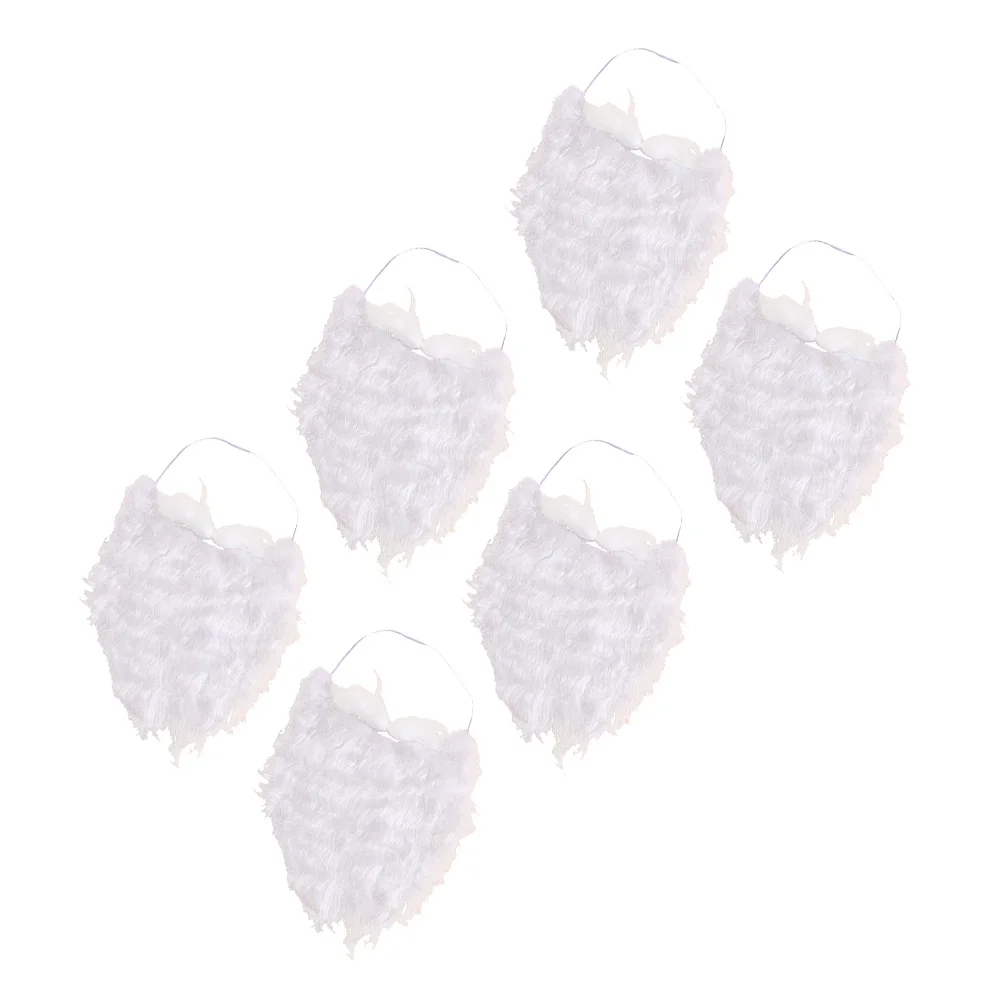 6pcs Fake Beard Party Facial Hair Party Facial Hair Props For Props Beard Festival Christmas Role Playing White
6pcs Fake Beard Party Facial Hair Party Facial Hair Props For Props Beard Festival Christmas Role Playing White