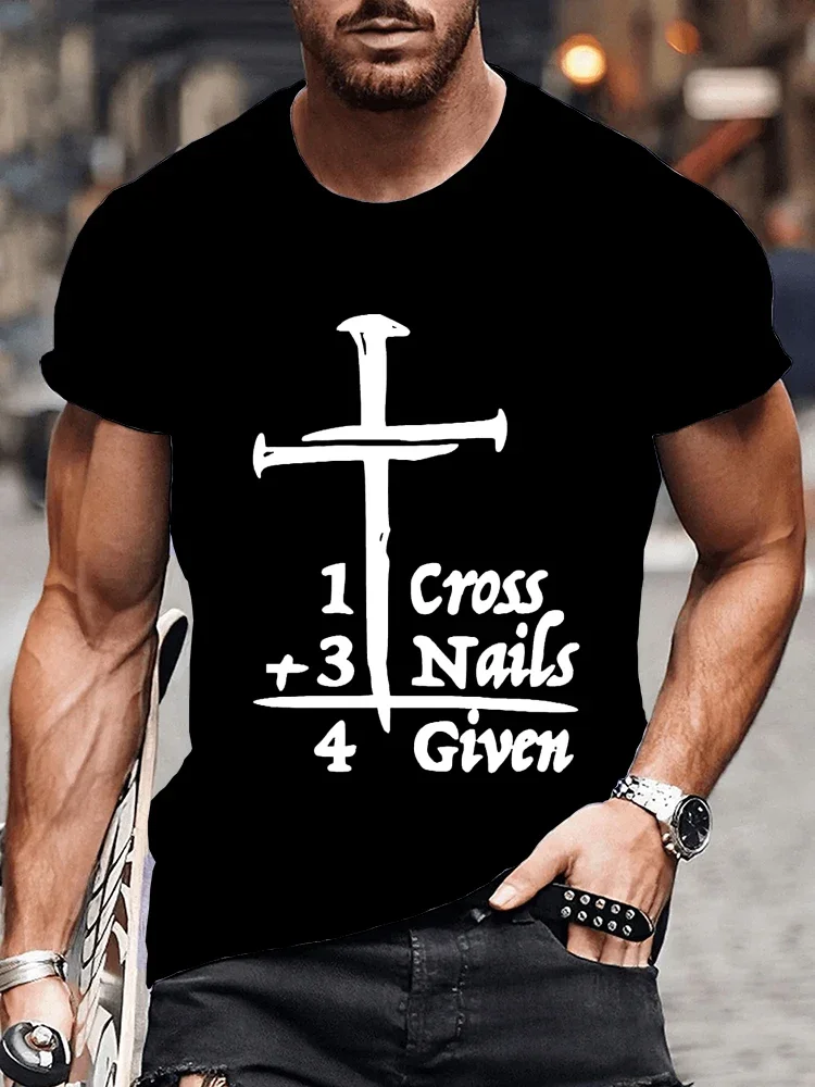Футболка с графическим принтом Cross Nails Given для мужчин, уличная эстетичная хлопковая футболка в стиле хип-хоп для мужчин и женщин, уличная одежда в стиле Харадзюку с короткими рукавами
Футболка с графическим принтом Cross Nails Given для мужчин, уличная эстетичная хлопковая футболка в стиле хип-хоп для мужчин и женщин, уличная одежда в стиле Харадзюку с короткими рукавами