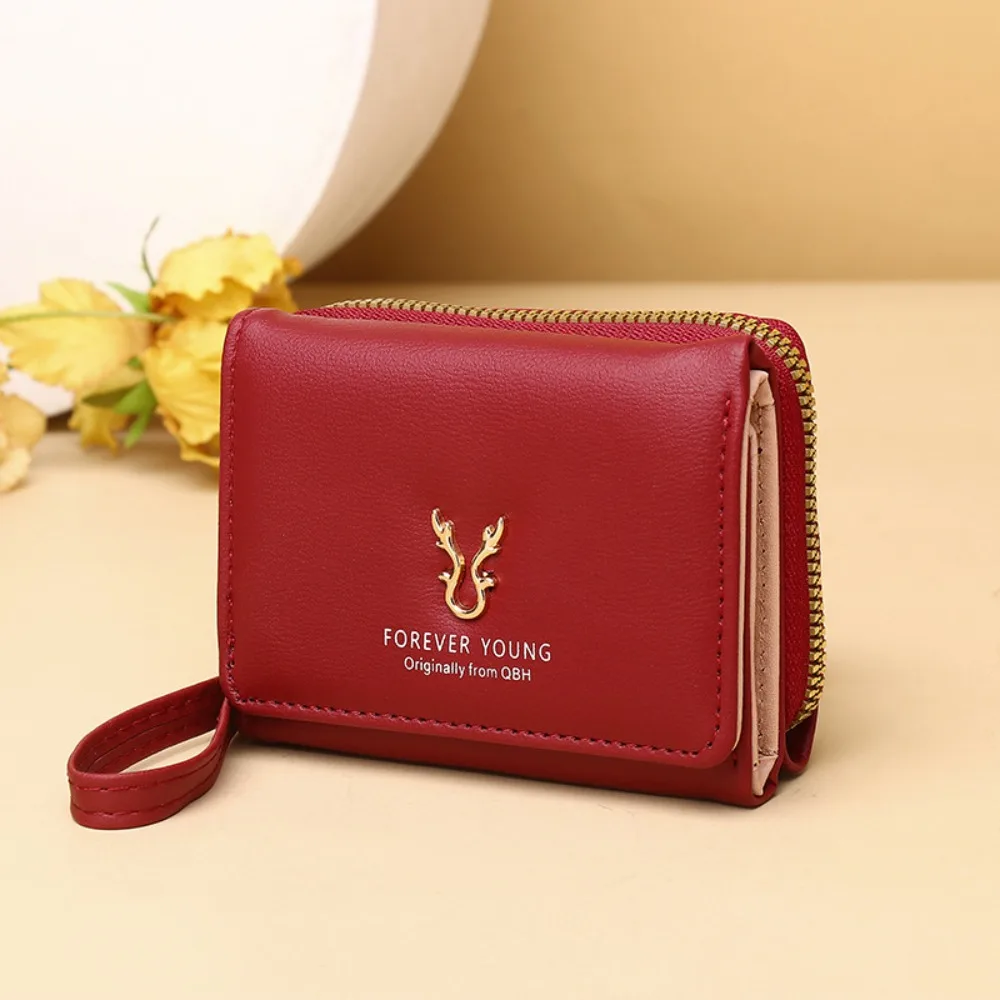 Modern PU Leather Women's Small Wallet Fold Multi-Pocket Mini Clutch Portable Short Wallets Gift For Ladies
Modern PU Leather Women's Small Wallet Fold Multi-Pocket Mini Clutch Portable Short Wallets Gift For Ladies