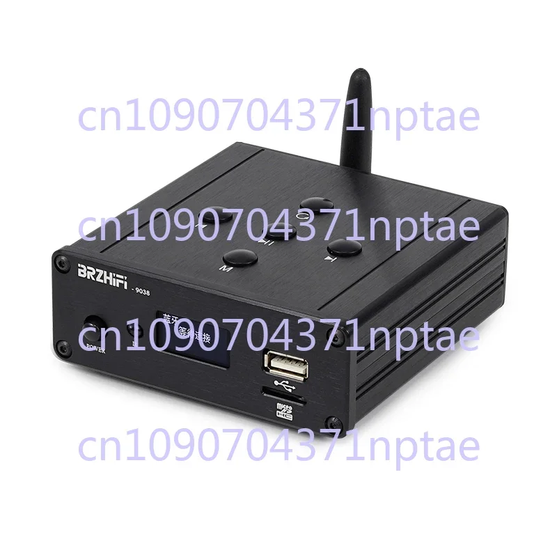 Bluetooth-приемник 5,0 U-дисковый музыкальный плеер без потерь, цифровой проигрыватель ES9038 декодирование
Bluetooth-приемник 5,0 U-дисковый музыкальный плеер без потерь, цифровой проигрыватель ES9038 декодирование