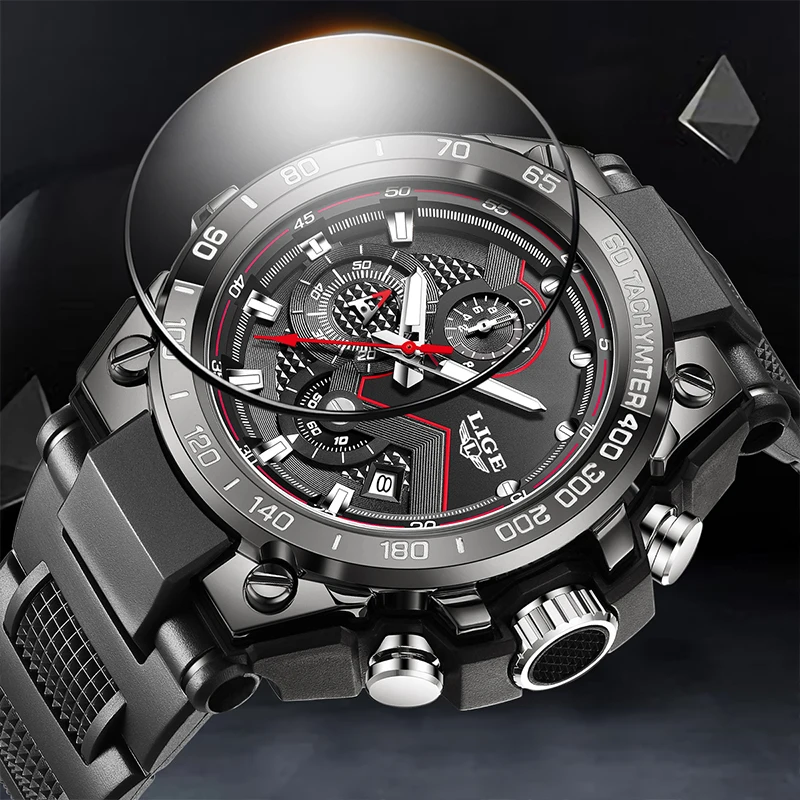 LIGE 2025 новые роскошные часы мужские модные спортивные военные мужские часы 30 м водостойкий хронограф кварцевые наручные часы Reloj Hombre
LIGE 2025 новые роскошные часы мужские модные спортивные военные мужские часы 30 м водостойкий хронограф кварцевые наручные часы Reloj Hombre
