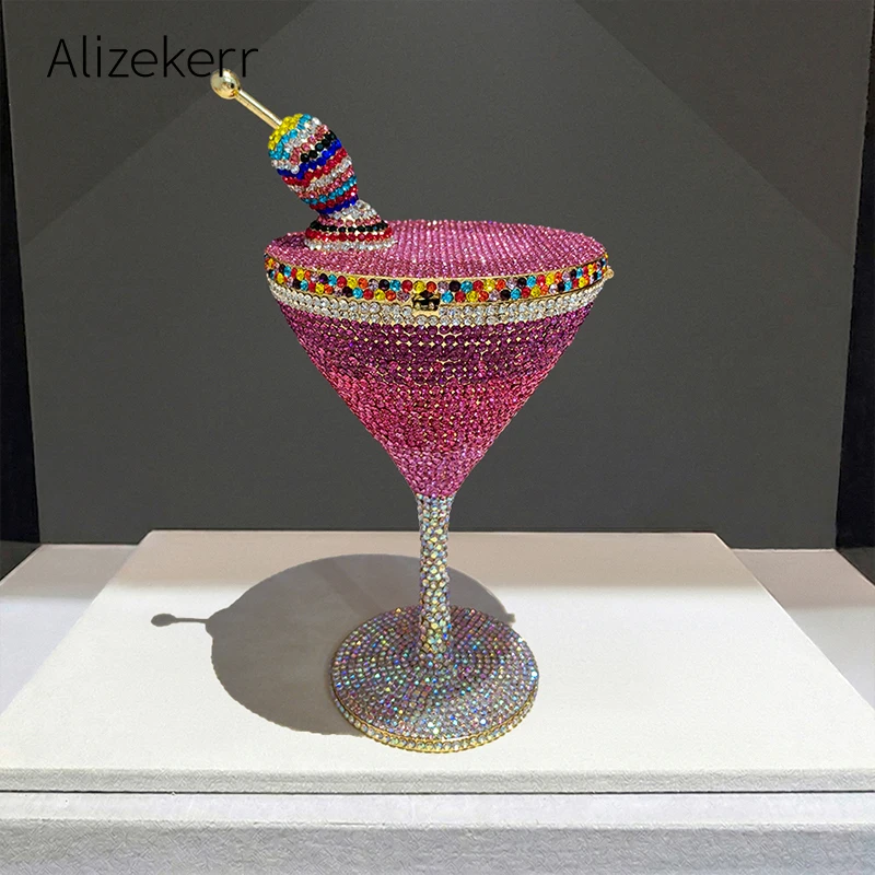 Alizekerr Goblet Diamond Evening Bags Women Boutique Unique Bling Rhinestone Metallic Clutch Purses And Handbags Wedding Party
Alizekerr Goblet Diamond Evening Bags Women Boutique Unique Bling Rhinestone Metallic Clutch Purses And Handbags Wedding Party