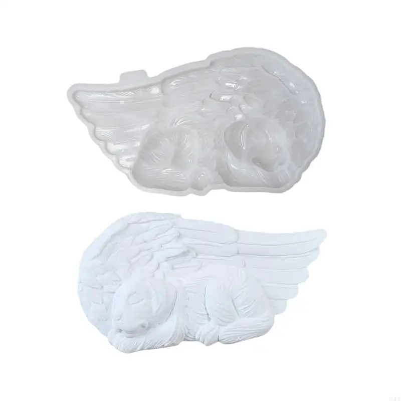 652F Fashionable Angelic Dog Memorial Statue Silicone Pet Tributes Convenient Accessory for Garden or Lawn Decoration
652F Fashionable Angelic Dog Memorial Statue Silicone Pet Tributes Convenient Accessory for Garden or Lawn Decoration