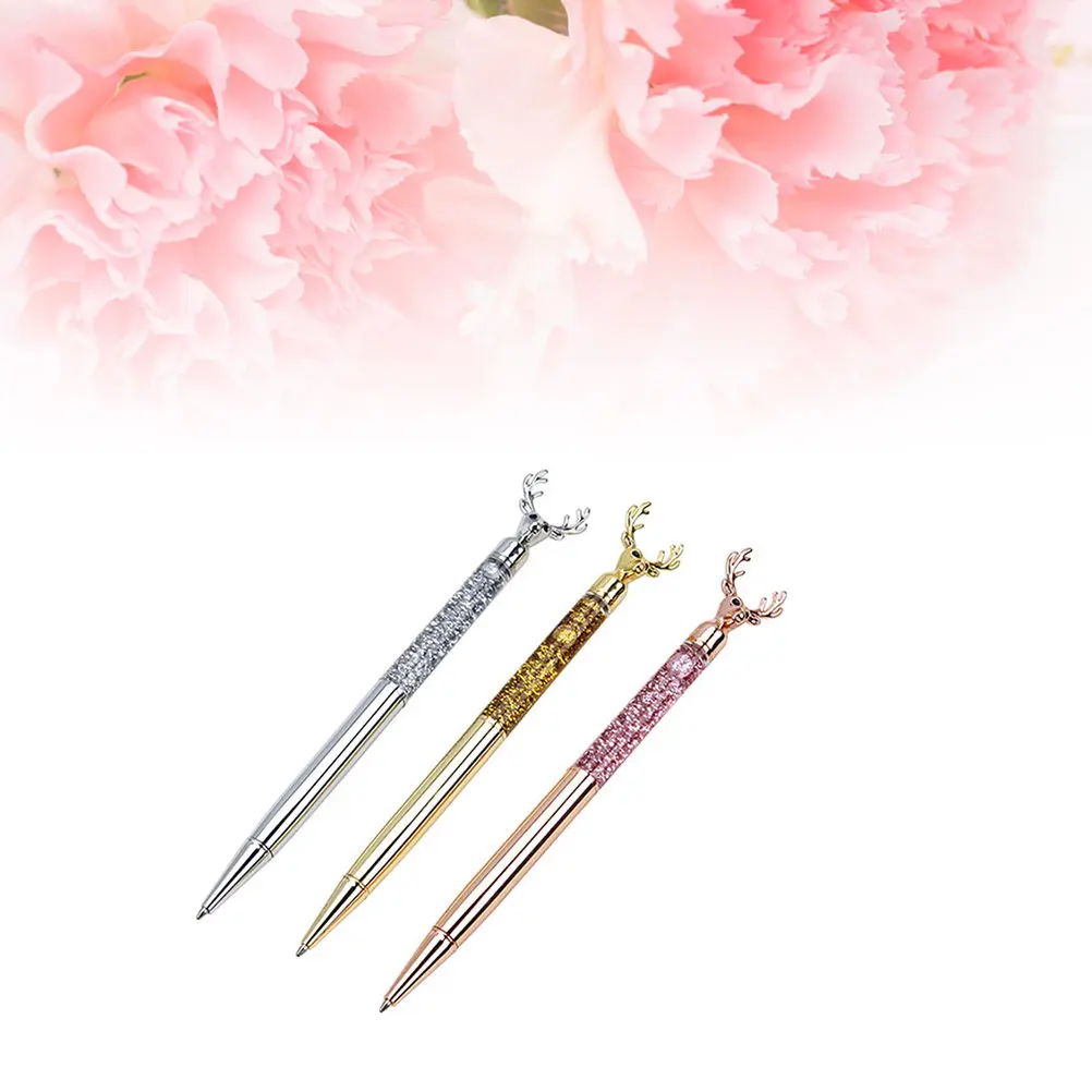 Набор из 3 металлических шариковых ручек с принтом оленя, для чёткого рисования, с удобным захватом, для письма, подарок для детей и взрослых
Набор из 3 металлических шариковых ручек с принтом оленя, для чёткого рисования, с удобным захватом, для письма, подарок для детей и взрослых