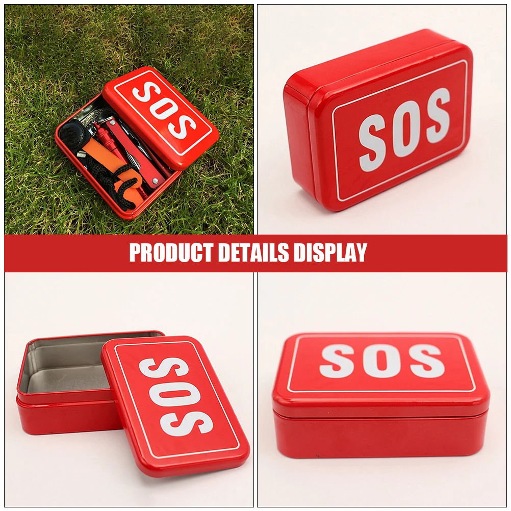 4pcs Outdoor Tool Boxes Red Small Tools Case Travel ganizer Tinplate Storage Camping Hiking Emergency Safety Kit 
4pcs Outdoor Tool Boxes Red Small Tools Case Travel ganizer Tinplate Storage Camping Hiking Emergency Safety Kit