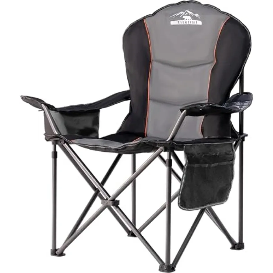 Camping Chairs, Oversized Padded Folding Camping Chair with Lumbar Back, Heavy Duty 500 lb Support Collapsible Chair with Coole
Camping Chairs, Oversized Padded Folding Camping Chair with Lumbar Back, Heavy Duty 500 lb Support Collapsible Chair with Coole