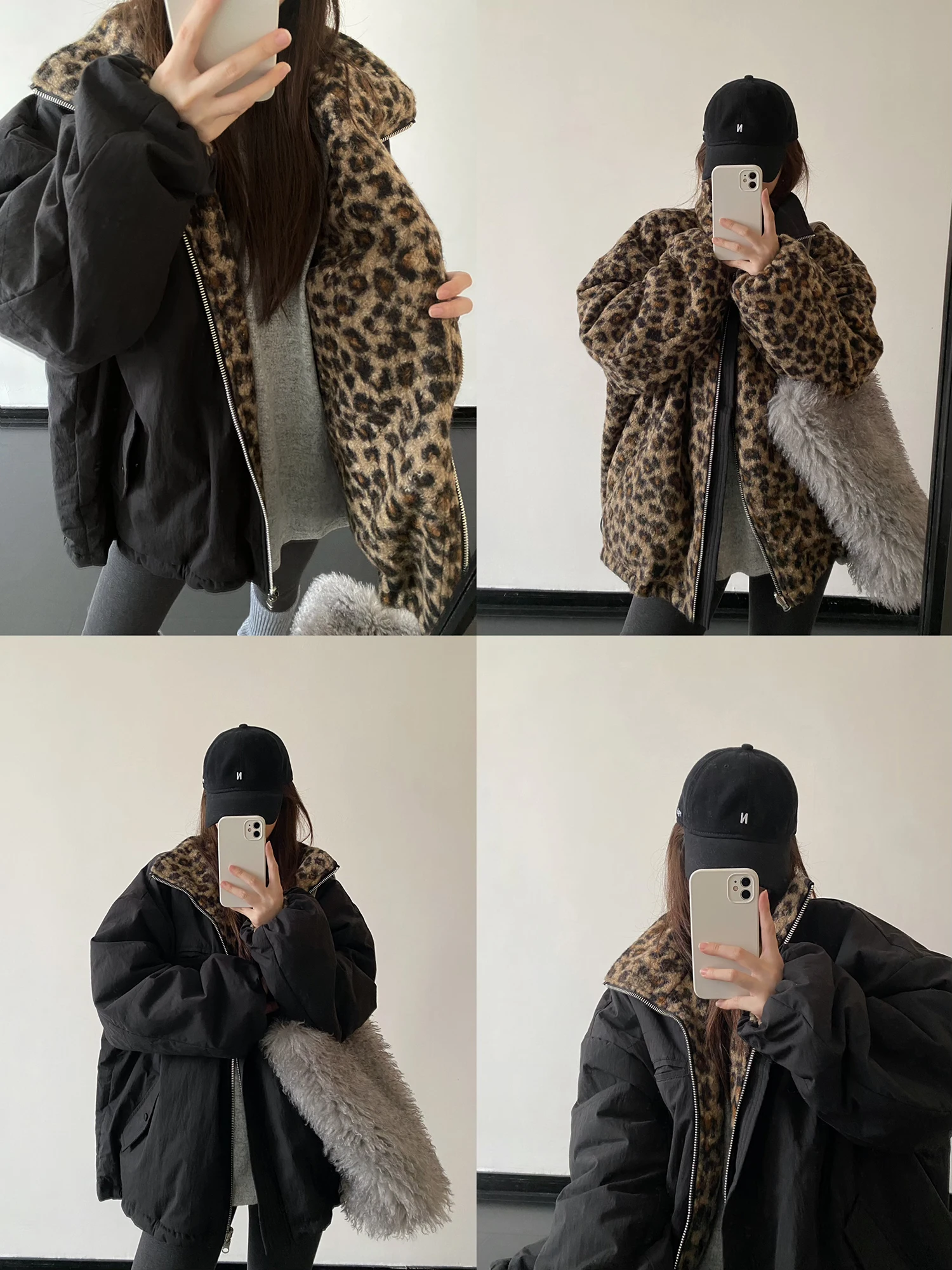 Женское двустороннее утепленное пальто SunYeo из овечьего бархата с леопардовым принтом, осенне-зимняя ветрозащитная верхняя одежда
Женское двустороннее утепленное пальто SunYeo из овечьего бархата с леопардовым принтом, осенне-зимняя ветрозащитная верхняя одежда