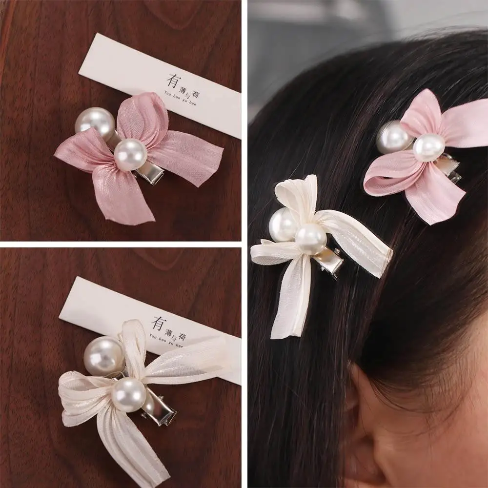 Sweet Trendy Bow Pearl Hairpin Y2k Pink Bowknot Hair Clips Side Clip Elegant Bangs Pearl Clips Wedding
Sweet Trendy Bow Pearl Hairpin Y2k Pink Bowknot Hair Clips Side Clip Elegant Bangs Pearl Clips Wedding