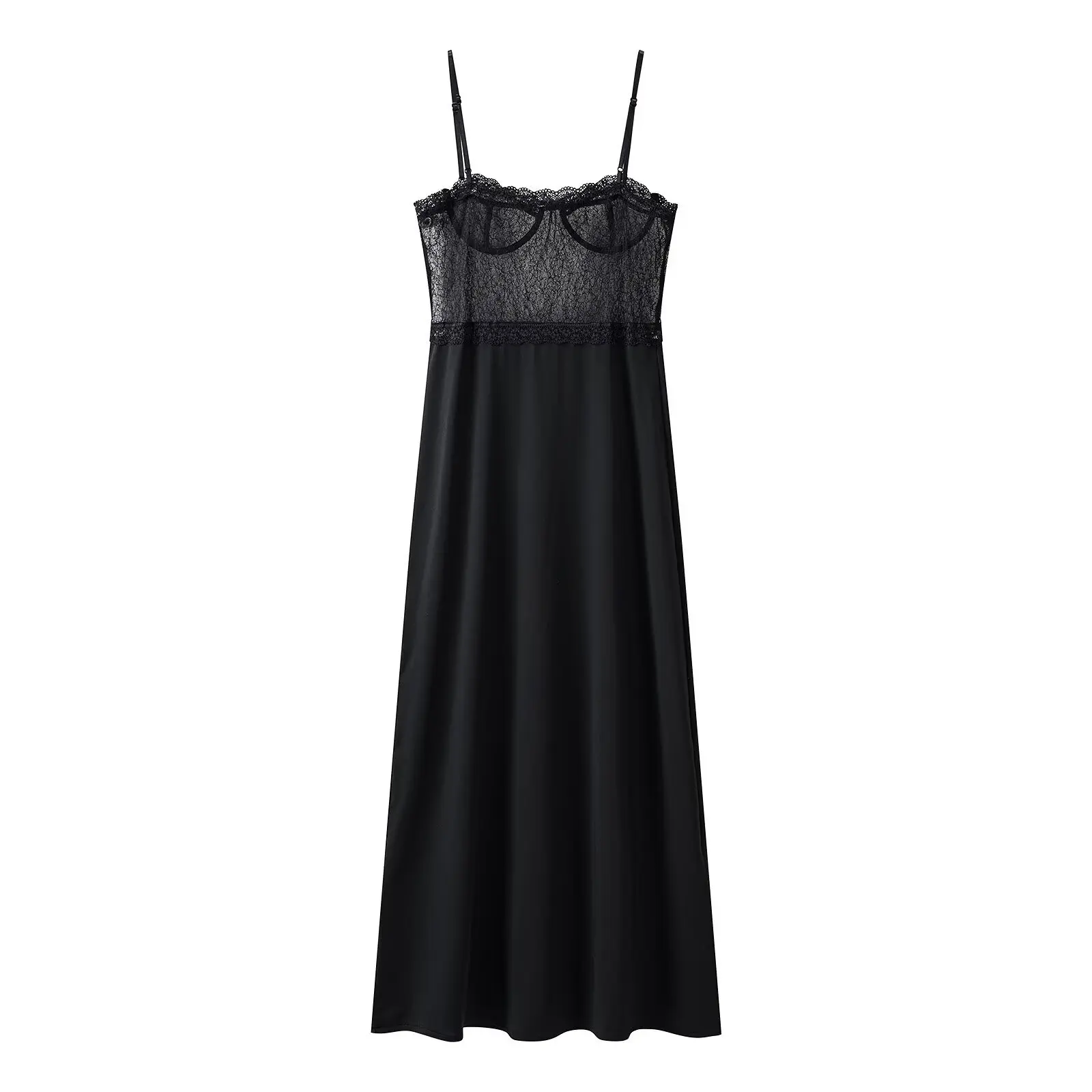 Withered Fashion Temperament Women's Clothing Wholesale Slim Fit Lace Patchwork Dress Elegant Party Dresses Vestidos Women Dress
Withered Fashion Temperament Women's Clothing Wholesale Slim Fit Lace Patchwork Dress Elegant Party Dresses Vestidos Women Dress