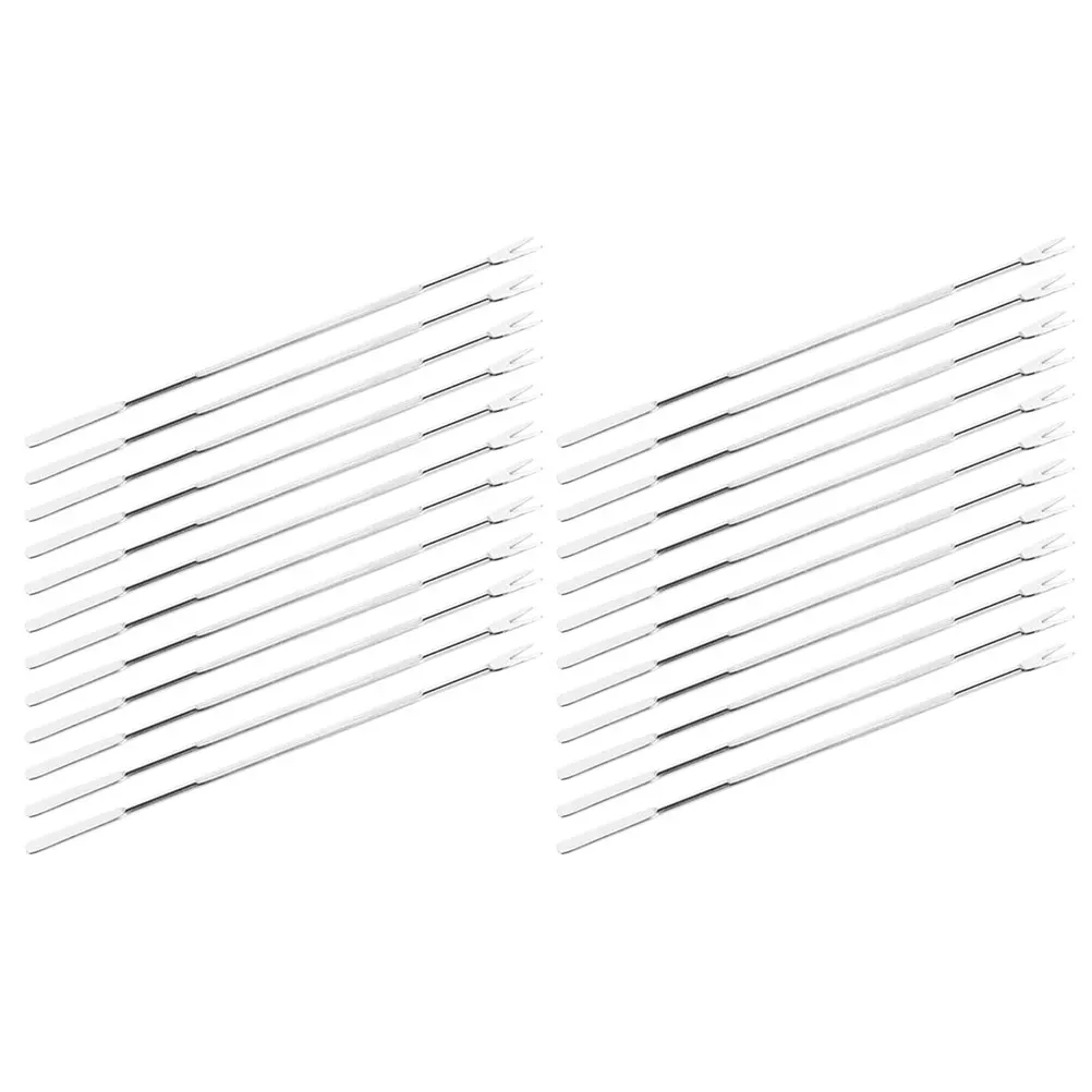 24Pcs Practical Dual Use Crab Fork Stainless Steel Seafood Peeling Needle Multifunction Kitchen Tool Crab Tools
24Pcs Practical Dual Use Crab Fork Stainless Steel Seafood Peeling Needle Multifunction Kitchen Tool Crab Tools