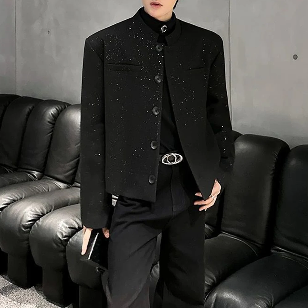 Winter New Men's Glitter Long-Sleeved Jacket Light Luxury American Retro Fashion Trendy High Street Loose Casual Niche Men's Top
Winter New Men's Glitter Long-Sleeved Jacket Light Luxury American Retro Fashion Trendy High Street Loose Casual Niche Men's Top