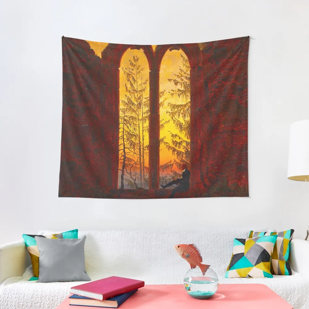 HD CASPAR DAVID FRIEDRICH - Ruins of the Oybin (Dreamer) 1835 Tapestry House Decoration Room Decore Aesthetic Tapestry
HD CASPAR DAVID FRIEDRICH - Ruins of the Oybin (Dreamer) 1835 Tapestry House Decoration Room Decore Aesthetic Tapestry