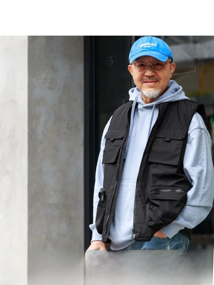Warmth Insulated Cotton Vest for Dad Winter Fashionable Urban Loose Fit Polyester Fiber 100% Multi-Pocket Sleeveless Coat for...
Warmth Insulated Cotton Vest for Dad Winter Fashionable Urban Loose Fit Polyester Fiber 100% Multi-Pocket Sleeveless Coat for...