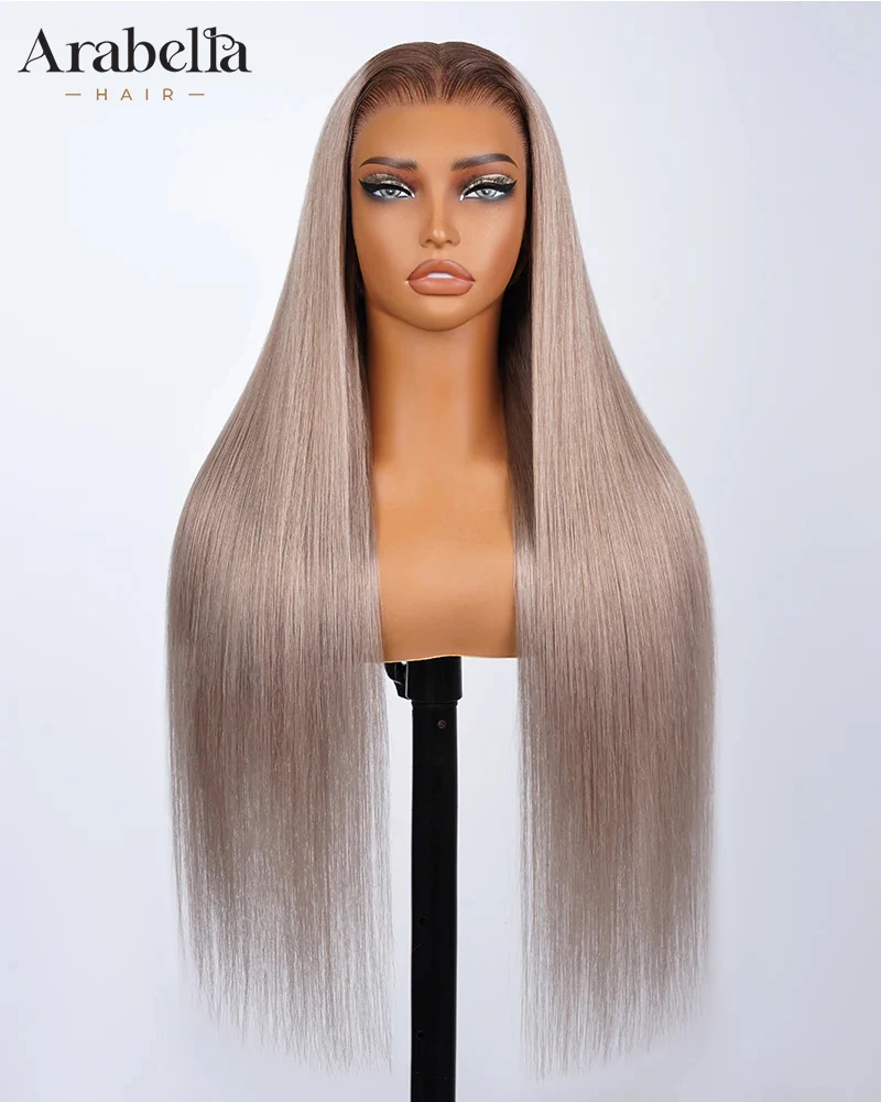 ARABELLA Hair Silky Straight Human Hair 13x6 Lace Frontal Wigs Put on and Go Glueless Bleached Knots Ombre Blonde Color 220% 
ARABELLA Hair Silky Straight Human Hair 13x6 Lace Frontal Wigs Put on and Go Glueless Bleached Knots Ombre Blonde Color 220%