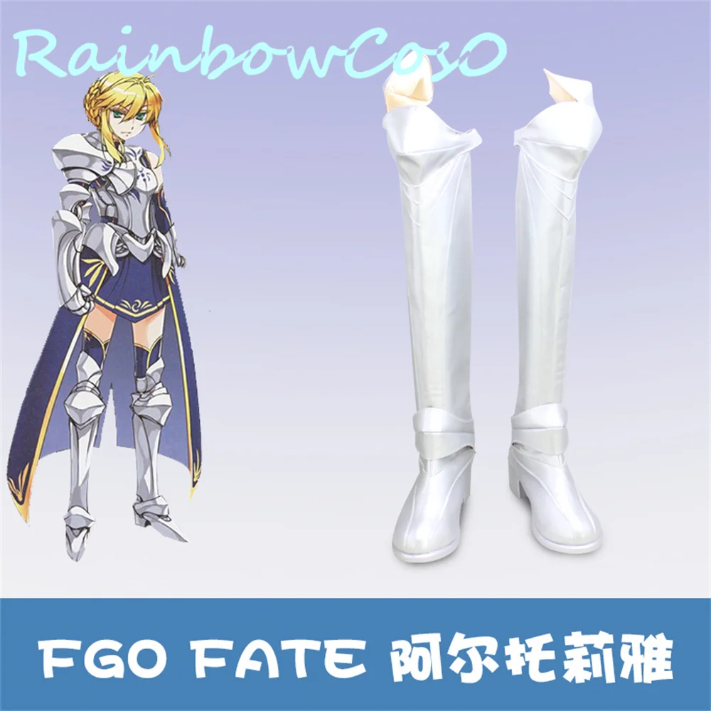 FGO Fate Grand Order Altria Pendragon Обувь для косплея Сапоги Хэллоуин Рождество RainbowCos0 W2665
FGO Fate Grand Order Altria Pendragon Обувь для косплея Сапоги Хэллоуин Рождество RainbowCos0 W2665