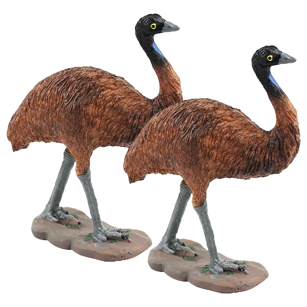 2Pcs Lifelike Ostrich Statue High-Grade Sturdy Plastic Kids Animal Cognition Tool Desktop Decor Educational Ornament Small
2Pcs Lifelike Ostrich Statue High-Grade Sturdy Plastic Kids Animal Cognition Tool Desktop Decor Educational Ornament Small