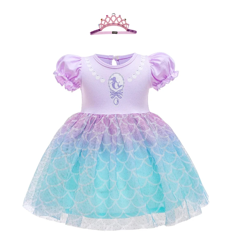 Mermaid Gradient Girls Skirt Birthday Rainbow Tulle Dress With Crown Princess Costume Fancy Party Children Festival Clothes
Mermaid Gradient Girls Skirt Birthday Rainbow Tulle Dress With Crown Princess Costume Fancy Party Children Festival Clothes