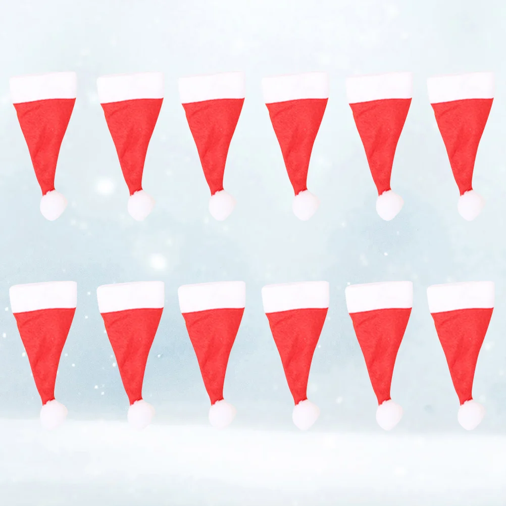 20Pcs Mini Santa Hat Christmas Tableware Covers Multifunctional Party Tableware Cover Holiday Christmas Decoration Table Decor
20Pcs Mini Santa Hat Christmas Tableware Covers Multifunctional Party Tableware Cover Holiday Christmas Decoration Table Decor