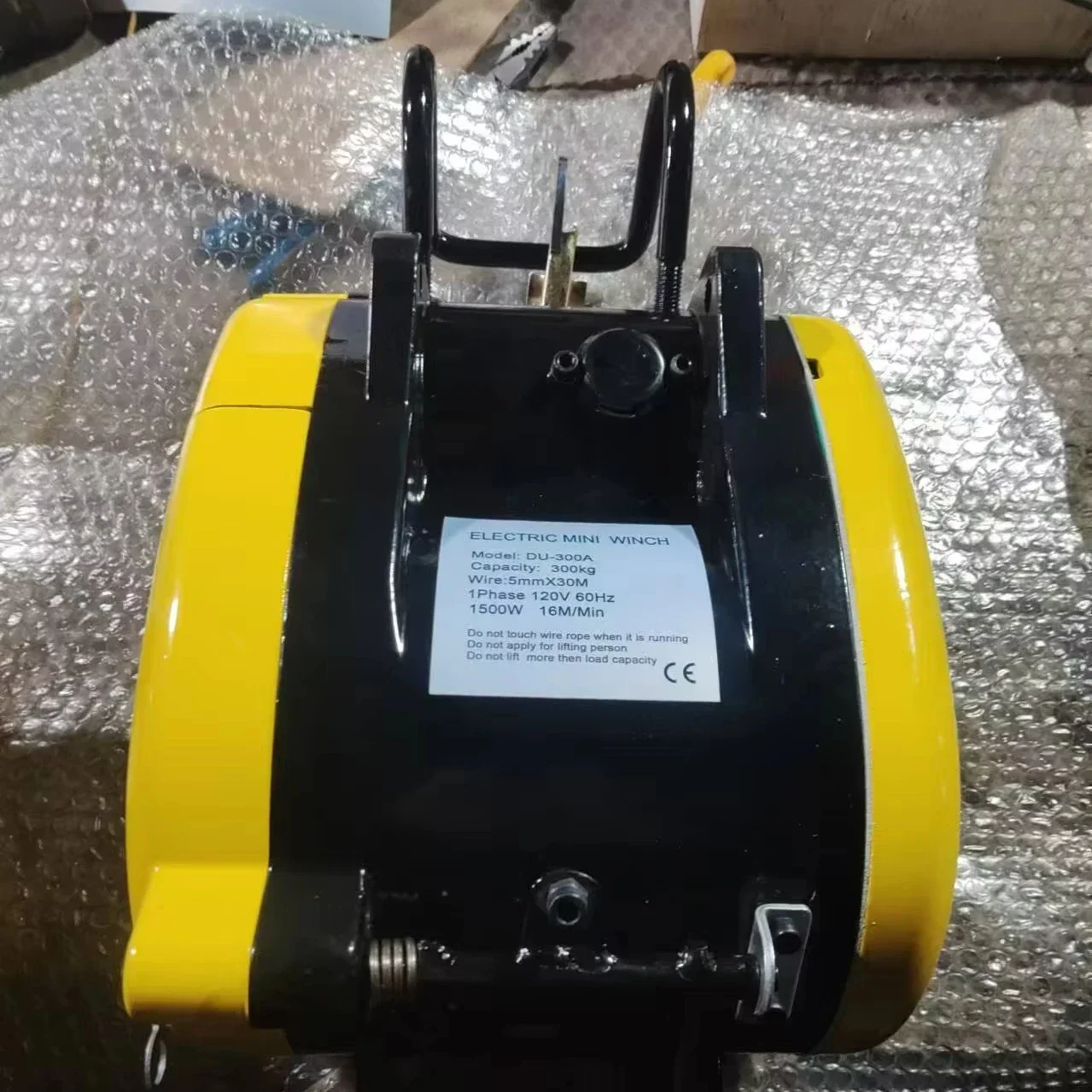 Wholesale Cheap Mini Electric Hoist 230 kg Capacity 120 V Voltage DU Type Lifting Lightweight Components Equipment 120 V Voltage
Wholesale Cheap Mini Electric Hoist 230 kg Capacity 120 V Voltage DU Type Lifting Lightweight Components Equipment 120 V Voltage