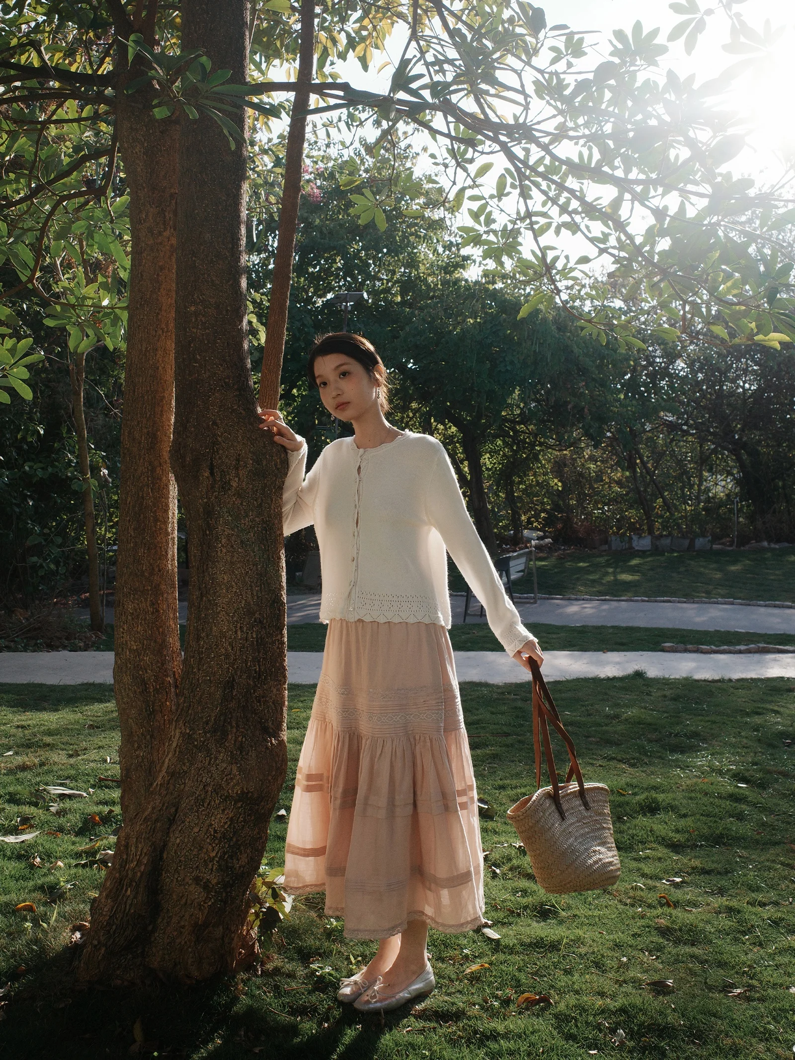 Romantic Cherry Blossom Rain Linen Ruffle Half Skirt Women's Cake Skirt Loose Fit mid Waist Spring Season
Romantic Cherry Blossom Rain Linen Ruffle Half Skirt Women's Cake Skirt Loose Fit mid Waist Spring Season