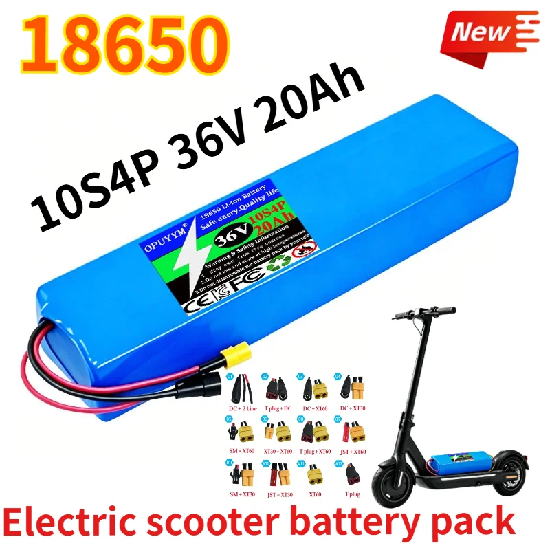 Brand New 18650 10S4P 36V 20Ah Battery Pack 36V 20Ah Scooter Battery with BMS for Electric Scooter Bicycle Scooter Battery Pack
Brand New 18650 10S4P 36V 20Ah Battery Pack 36V 20Ah Scooter Battery with BMS for Electric Scooter Bicycle Scooter Battery Pack