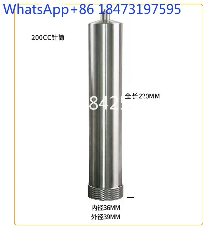 304 stainless steel dispensing syringe Aluminum dispensing Metal dispensing syringe syringe kit 100CC-500CC
304 stainless steel dispensing syringe Aluminum dispensing Metal dispensing syringe syringe kit 100CC-500CC