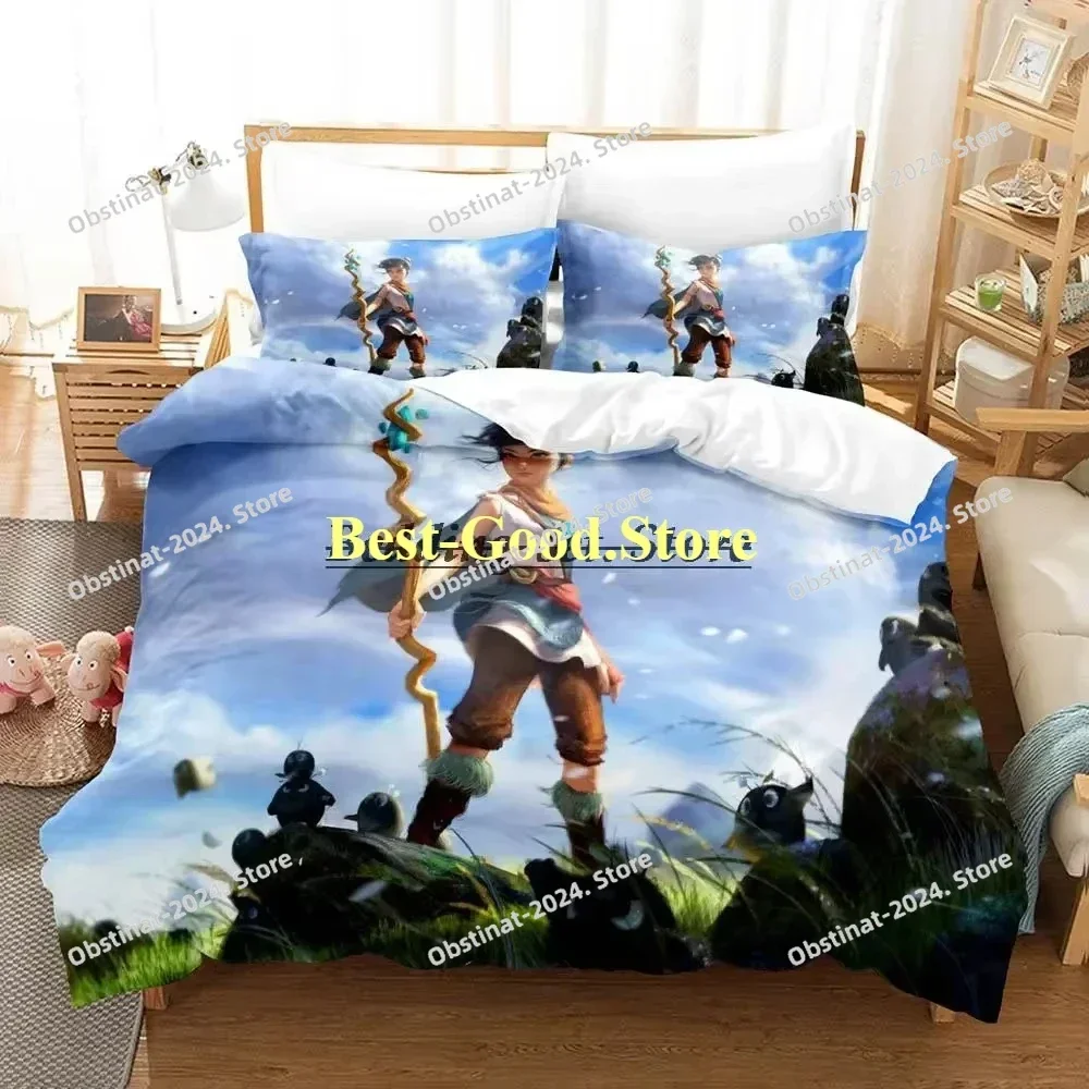 2023 Kena Bridge Of Spirits Bedding Set Single Twin Full Queen King Size Bed Set Aldult Kid Bedroom Duvetcover Sets Anime Bed
2023 Kena Bridge Of Spirits Bedding Set Single Twin Full Queen King Size Bed Set Aldult Kid Bedroom Duvetcover Sets Anime Bed