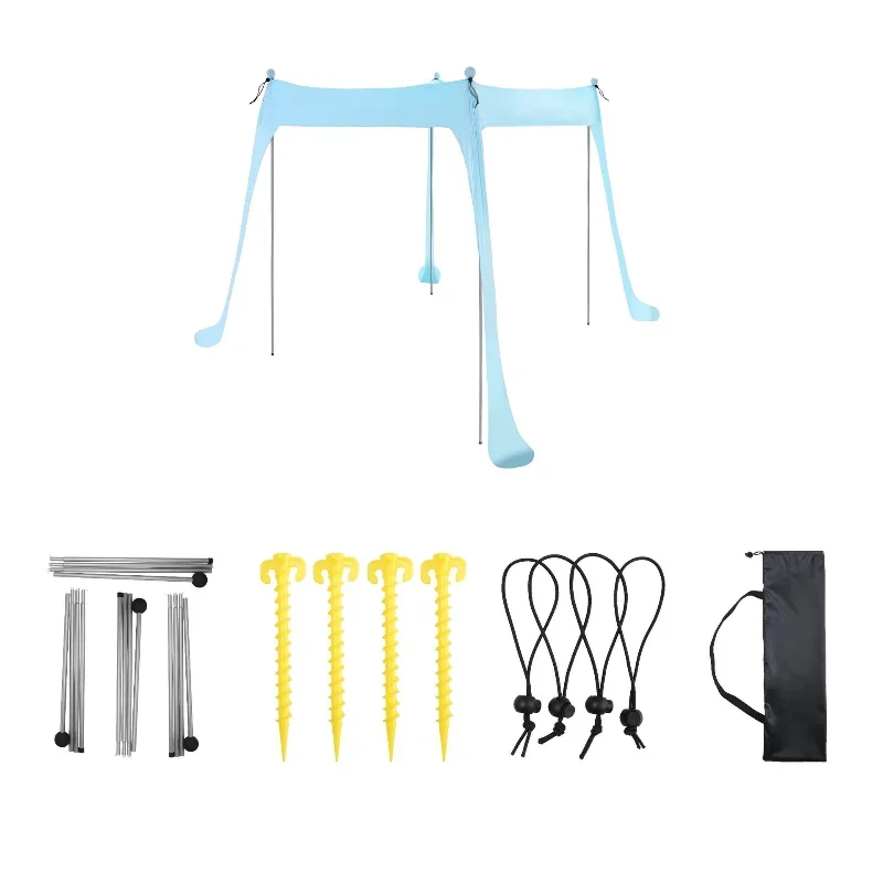 Sunshade Umbrella for Outdoors, Summer Sunscreen, Ultraviolet-proof Beach Canopy, Grass Shading Cloth, Camping Tent, 4 Rods
Sunshade Umbrella for Outdoors, Summer Sunscreen, Ultraviolet-proof Beach Canopy, Grass Shading Cloth, Camping Tent, 4 Rods