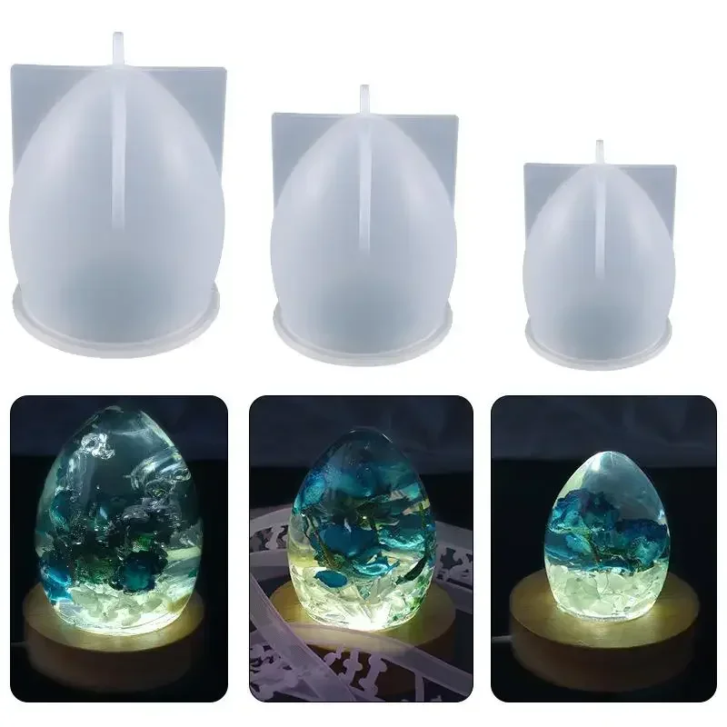 2026 New model Egg-Shaped Silicone Mold Crystal Resin Epoxy Star Ball Night Light Making Tool for Table Decor Jewelry Craft
2026 New model Egg-Shaped Silicone Mold Crystal Resin Epoxy Star Ball Night Light Making Tool for Table Decor Jewelry Craft