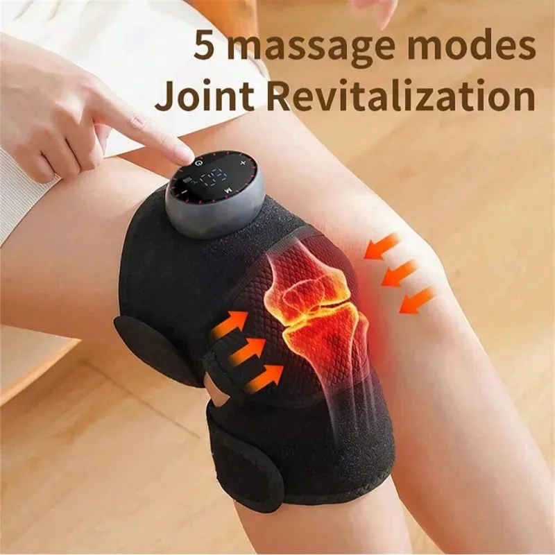 New 1 Rechargeable Heated Knee Massager, Adjustable 3D Fully Heated Knee Pad With Heating Mode And Adjustable Vibration
New 1 Rechargeable Heated Knee Massager, Adjustable 3D Fully Heated Knee Pad With Heating Mode And Adjustable Vibration