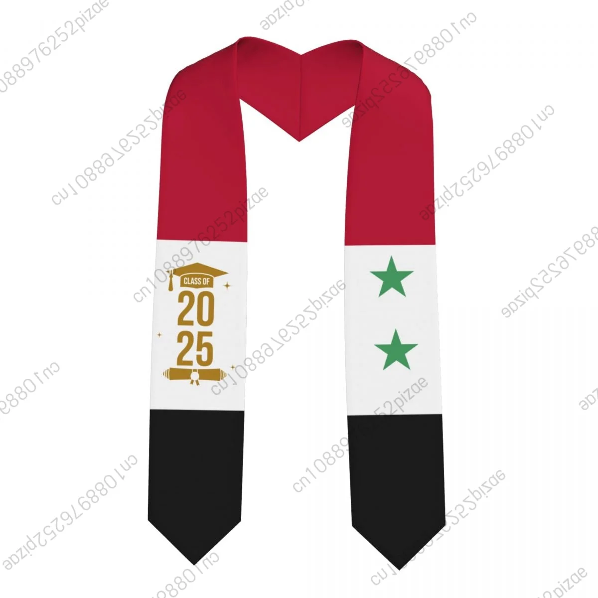 New Syria Flag Class Of 2025 183*13CM Graduation Stole Sash Scarf For International Students Proud
New Syria Flag Class Of 2025 183*13CM Graduation Stole Sash Scarf For International Students Proud