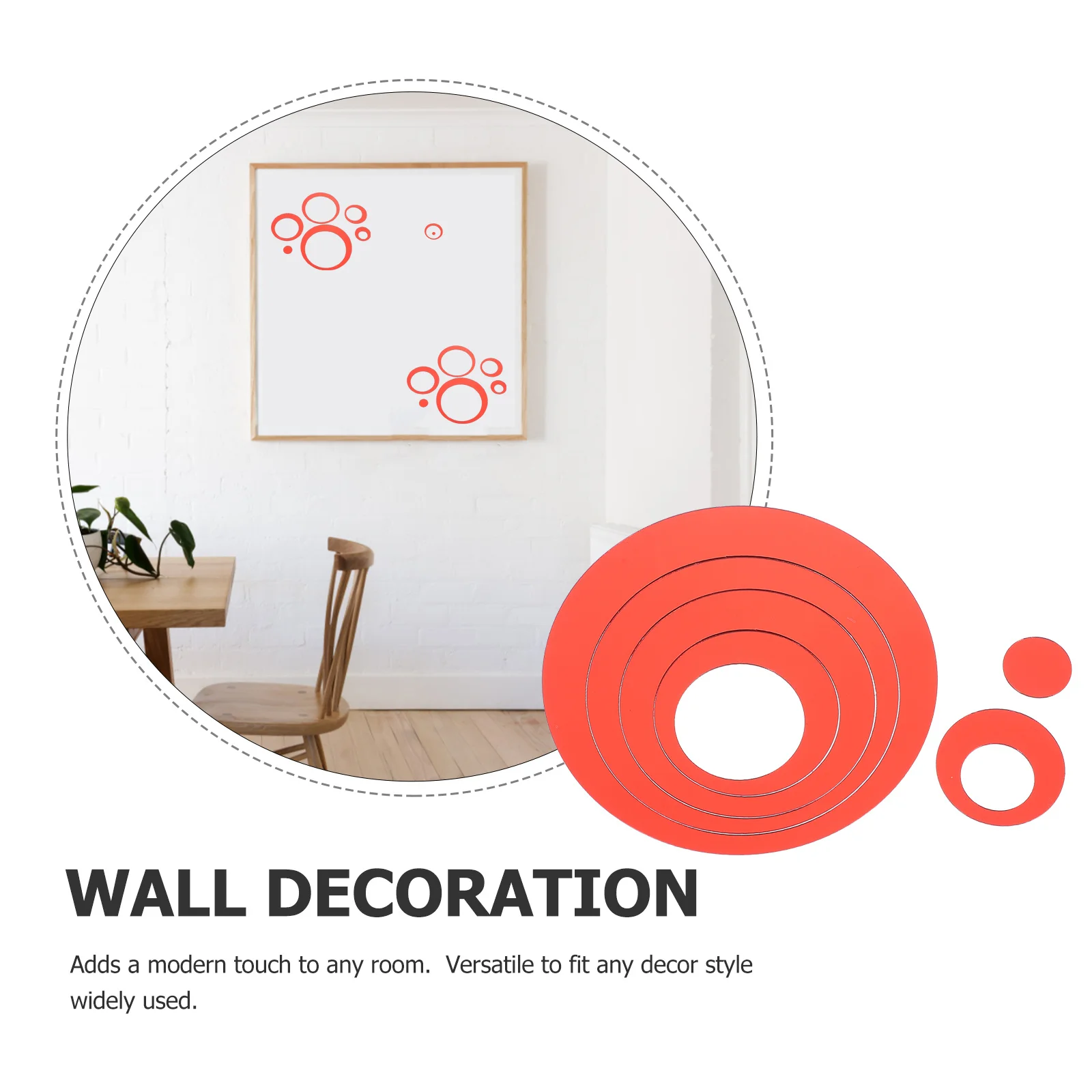 Wall Decals Wall-mounted Mirror Set Stickers for Adults Home Decor Sticky Red Pvc Bedroom Living
Wall Decals Wall-mounted Mirror Set Stickers for Adults Home Decor Sticky Red Pvc Bedroom Living