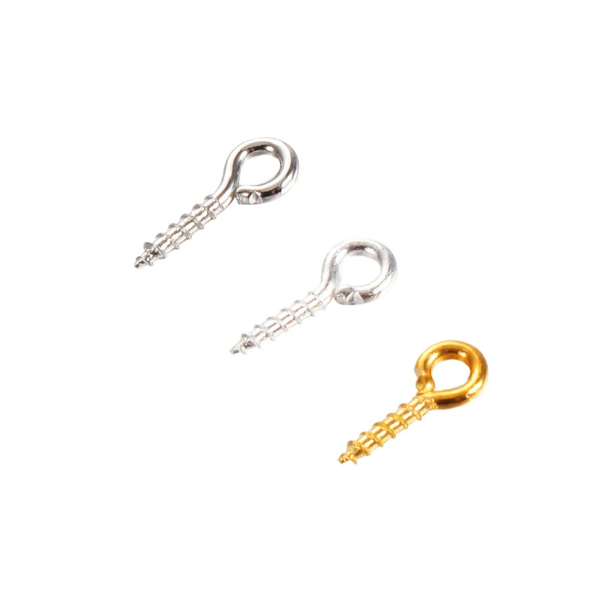 Screws Eyelet Jewelry Making Ceiling Mini Eyelets Small Hooks Threaded Hook Self Tapping for Wood Crafts
Screws Eyelet Jewelry Making Ceiling Mini Eyelets Small Hooks Threaded Hook Self Tapping for Wood Crafts
