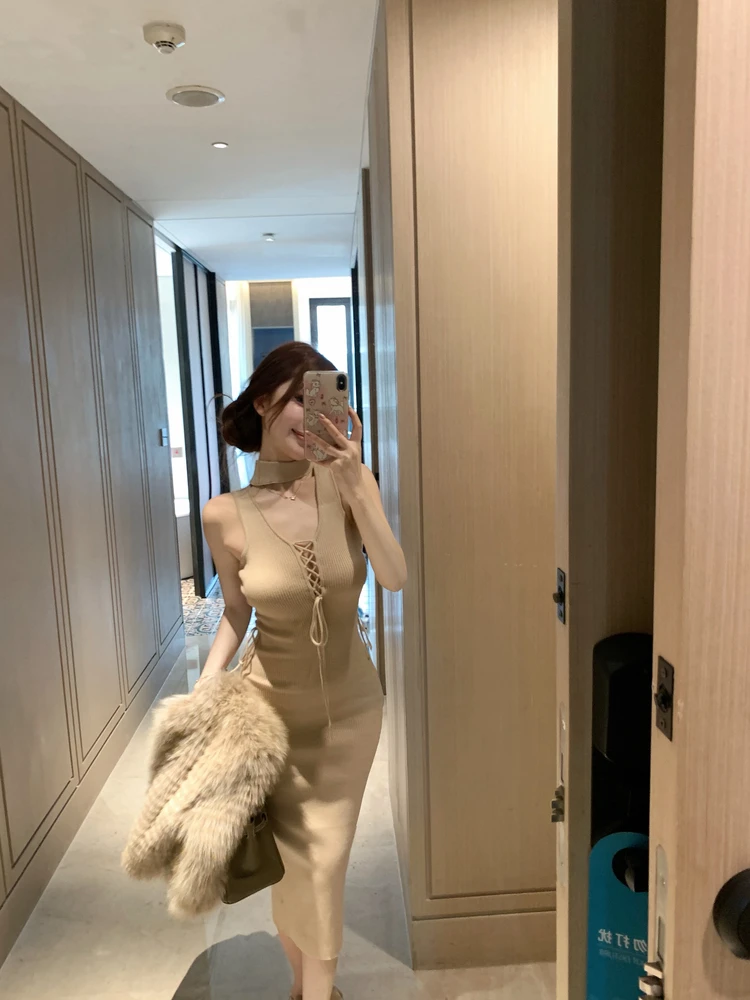 Ele Knitted Wrap Dr Women's Autumn Winter Slimming Inner Wear M900 Design Sensual Sle Other Fabric Street Sle
Ele Knitted Wrap Dr Women's Autumn Winter Slimming Inner Wear M900 Design Sensual Sle Other Fabric Street Sle