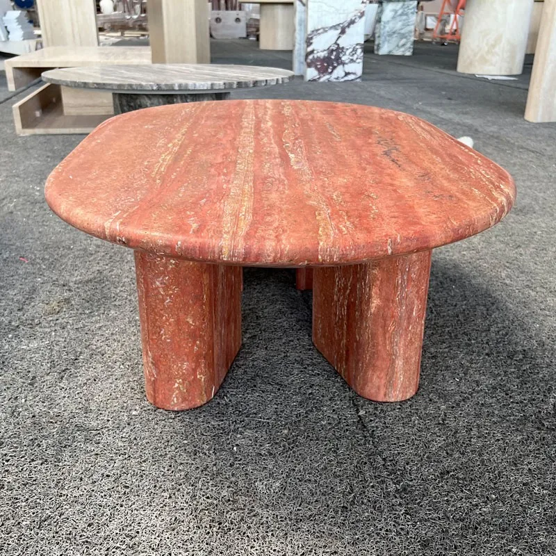 D# Luxury Red Travertine Oval Living Room Coffee Table Home Light Luxury Small House Designer Models Coffee Table
D# Luxury Red Travertine Oval Living Room Coffee Table Home Light Luxury Small House Designer Models Coffee Table