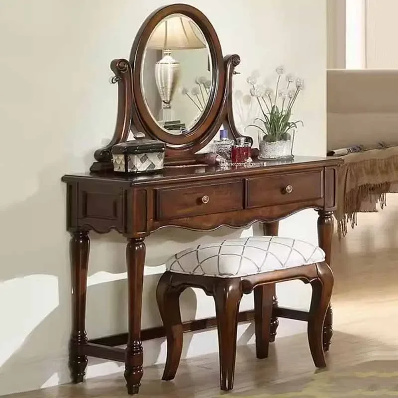 Open Women Box Small Dresser Eithe Drawers Stool Wooden Luxury Dressing Table Mirror Makeup Hotel Comoda Pra Quarto Furniture
Open Women Box Small Dresser Eithe Drawers Stool Wooden Luxury Dressing Table Mirror Makeup Hotel Comoda Pra Quarto Furniture