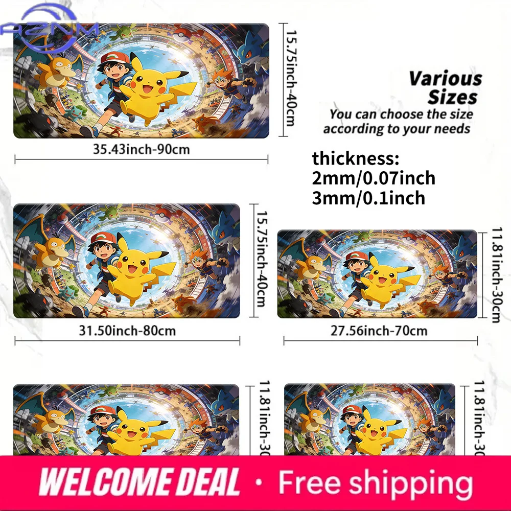 Pokemon Ash & Pikachu Stadium Adventure Gaming Mouse Pad Non-Slip Desk Mat
Pokemon Ash & Pikachu Stadium Adventure Gaming Mouse Pad Non-Slip Desk Mat