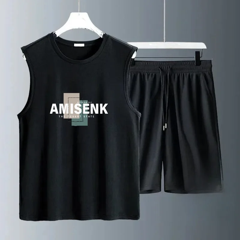 2025 Summer Fasion Comfortable Casual Dry Gym Sports Tee Shorts For Men Print Letter Trendy Mens Clothes Sleeveless Shorts Sets
2025 Summer Fasion Comfortable Casual Dry Gym Sports Tee Shorts For Men Print Letter Trendy Mens Clothes Sleeveless Shorts Sets