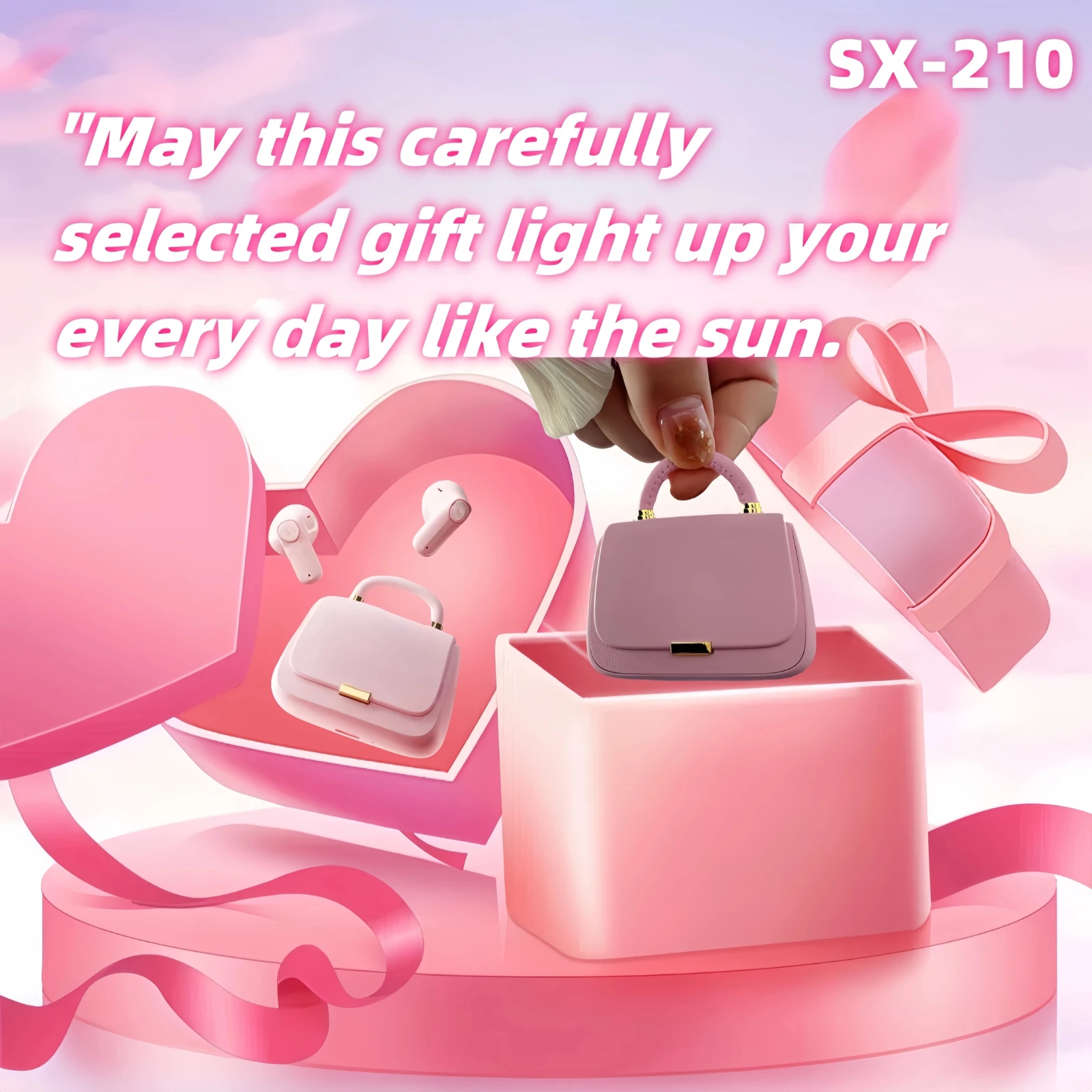 New Cute Mini Bag Appearance Bluetooth EarphonesAI Intelligent Real-time Translation Noise Reduction Earbuds For Girl Gifts
New Cute Mini Bag Appearance Bluetooth EarphonesAI Intelligent Real-time Translation Noise Reduction Earbuds For Girl Gifts