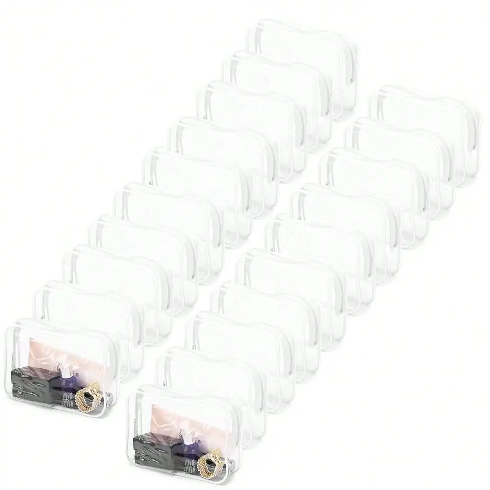 Pack Clear Cosmetic Bags Makeup Bags Portable Waterproof Travel Toiletry Bags Organizer White, 7.5 X 4.8 X 2.3
Pack Clear Cosmetic Bags Makeup Bags Portable Waterproof Travel Toiletry Bags Organizer White, 7.5 X 4.8 X 2.3