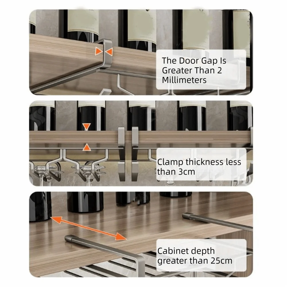 Carbon Steel Upside Down Wine Glass Holder Hanging Ventilation Upside Down Shelf Waterproof Rust-resistant
Carbon Steel Upside Down Wine Glass Holder Hanging Ventilation Upside Down Shelf Waterproof Rust-resistant