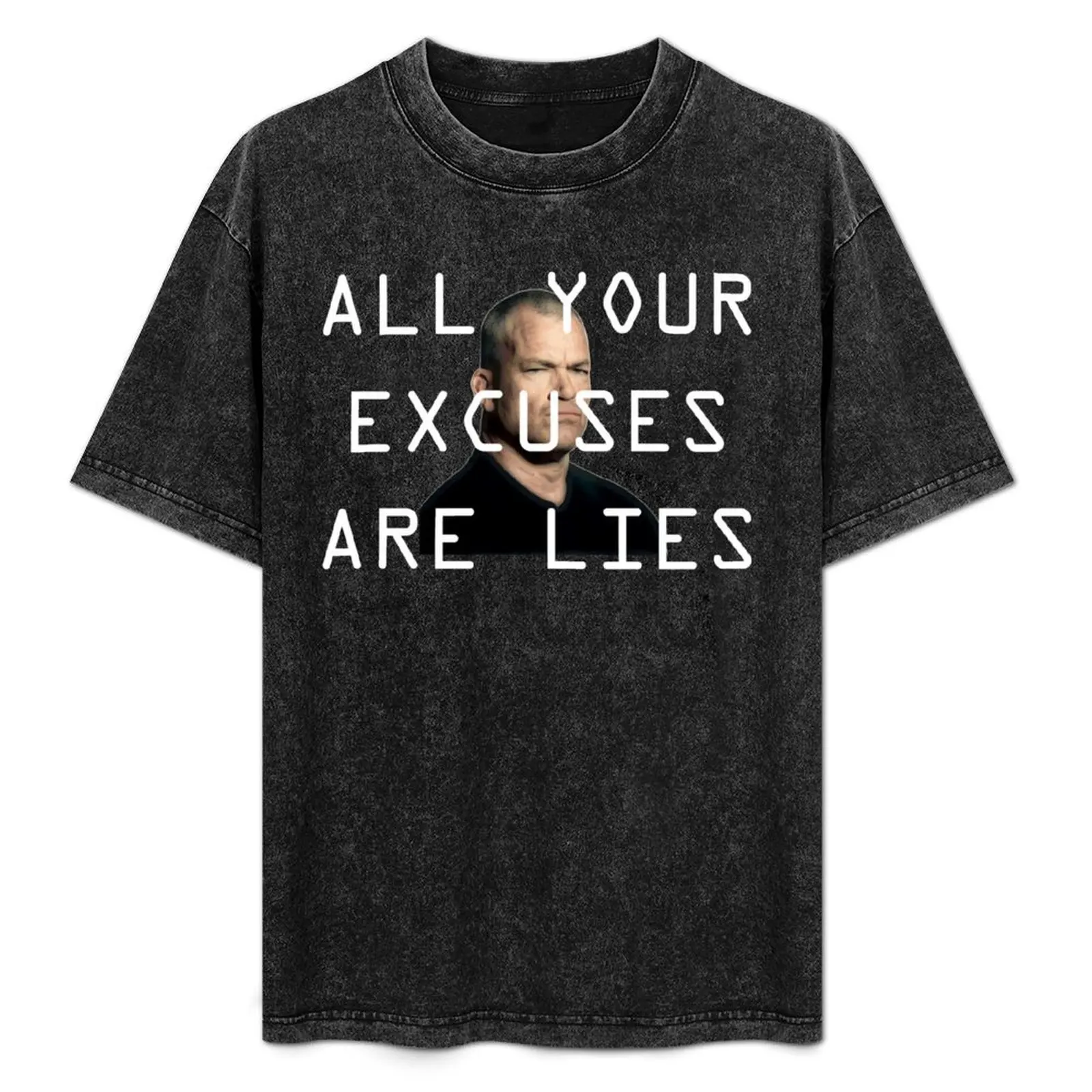 Jocko Willink - All Your Excuses Are Lies T-Shirt Summer Print Short Sleeve Tee
Jocko Willink - All Your Excuses Are Lies T-Shirt Summer Print Short Sleeve Tee
