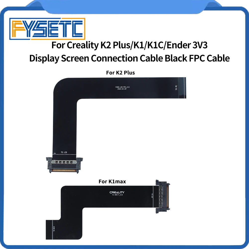 Для Creality K2 Plus FPC кабель экранный кабель 3d-принтер запасные части для K2 Plus
Для Creality K2 Plus FPC кабель экранный кабель 3d-принтер запасные части для K2 Plus