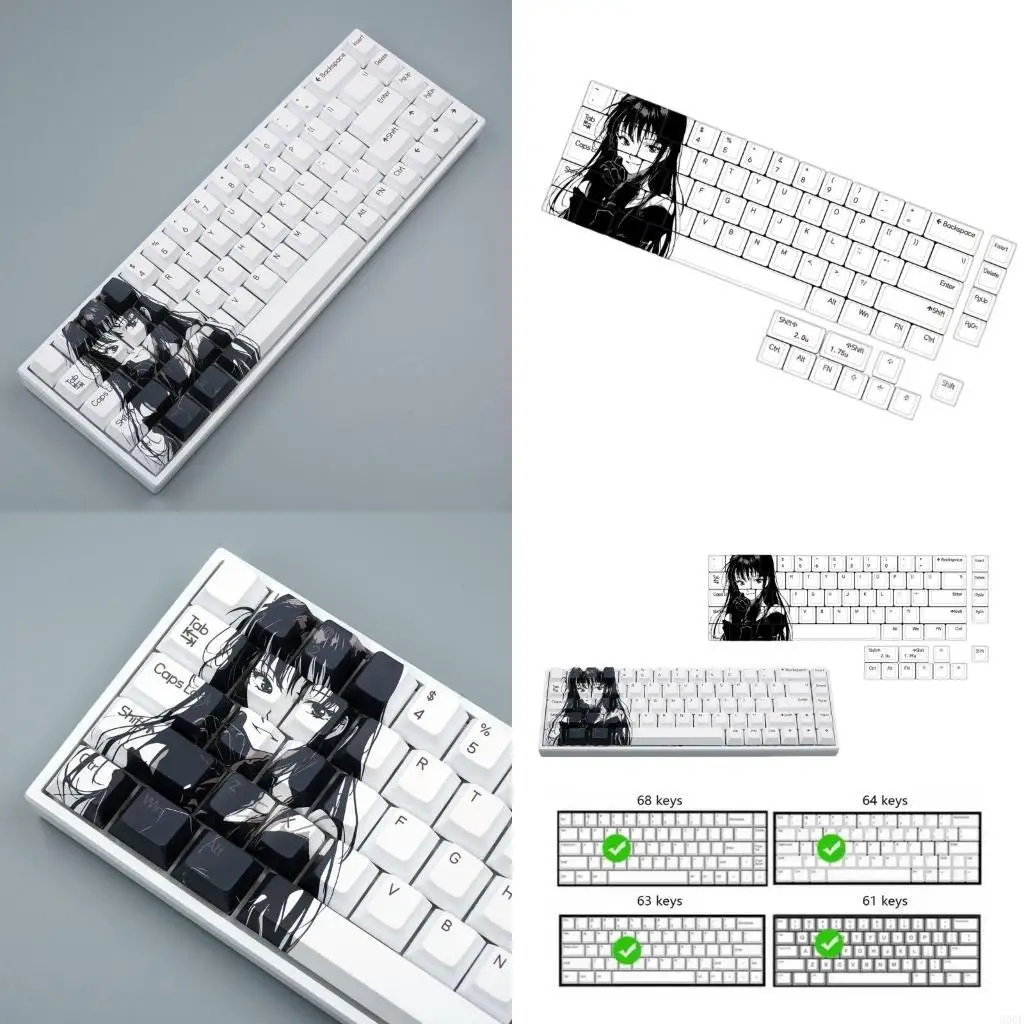 900F 75 шт. PBT сублимированные колпачки для клавиш, оригинальная высота, увеличивает тип механической клавиатуры для комфорта и
900F 75 шт. PBT сублимированные колпачки для клавиш, оригинальная высота, увеличивает тип механической клавиатуры для комфорта и