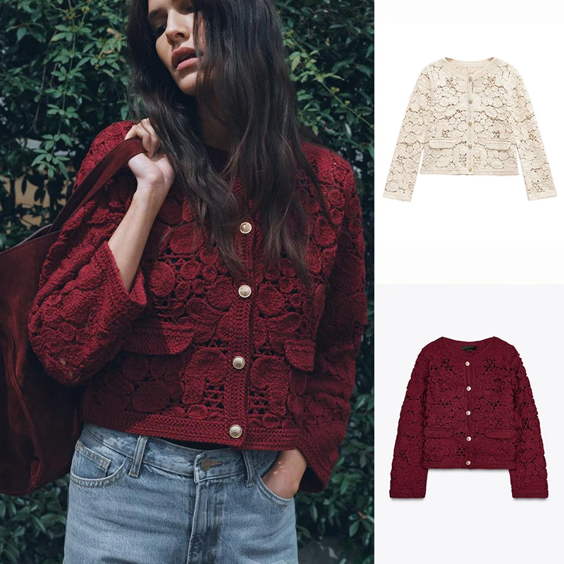Spring New Arrival Women's Knitted Long Sve round Ne Outerwear Simple Sle with Button Decoration And Woven Rope Knot
Spring New Arrival Women's Knitted Long Sve round Ne Outerwear Simple Sle with Button Decoration And Woven Rope Knot