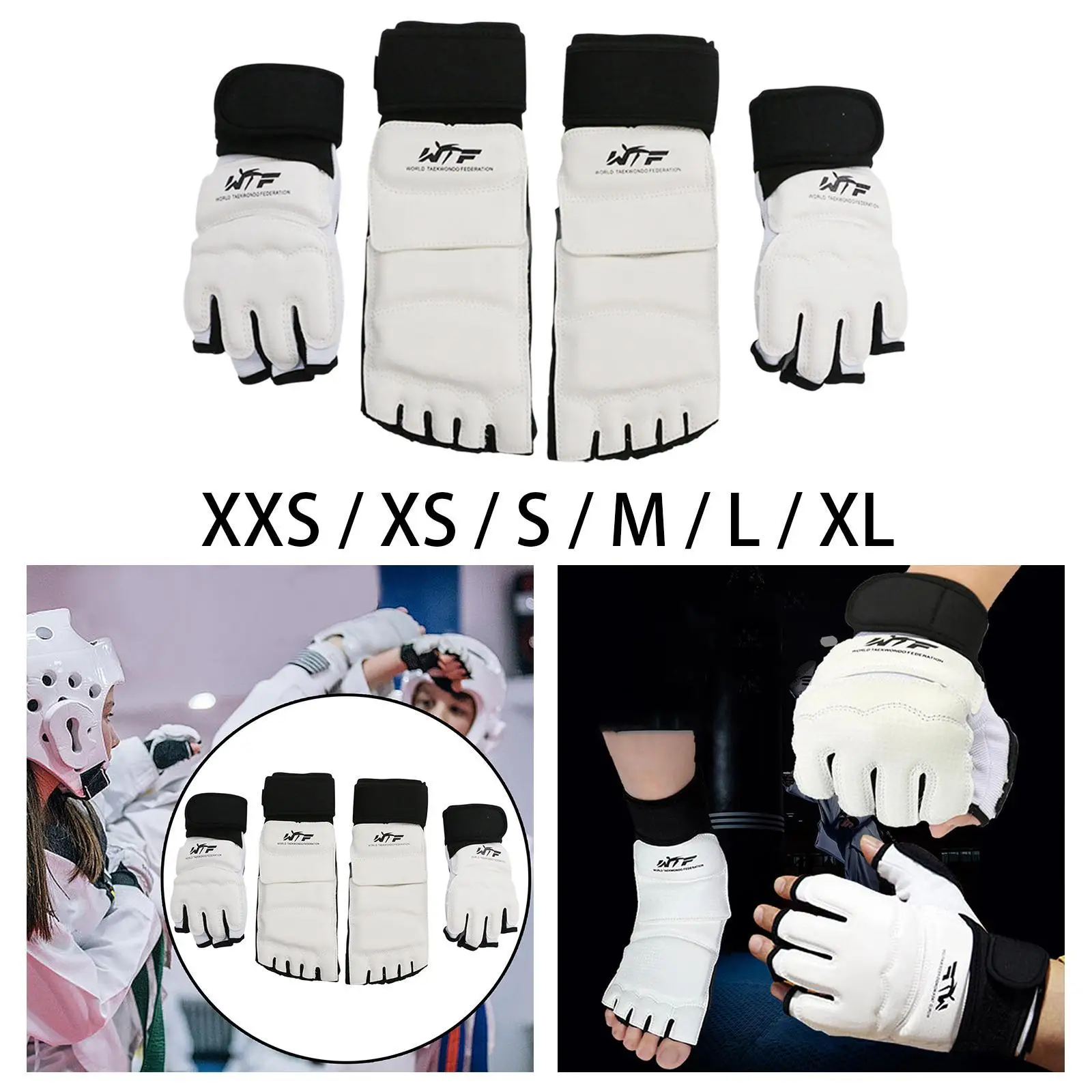 Taekwondo Hand and Foot Protector for Men Women Kids Non Slip Shockproof Foot Guard for Punch Bag TKD Wrestling Sanda Grappling
Taekwondo Hand and Foot Protector for Men Women Kids Non Slip Shockproof Foot Guard for Punch Bag TKD Wrestling Sanda Grappling